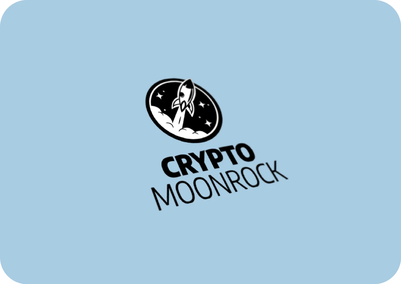 Crypto Moonrock — Mise en situation — version monochrome