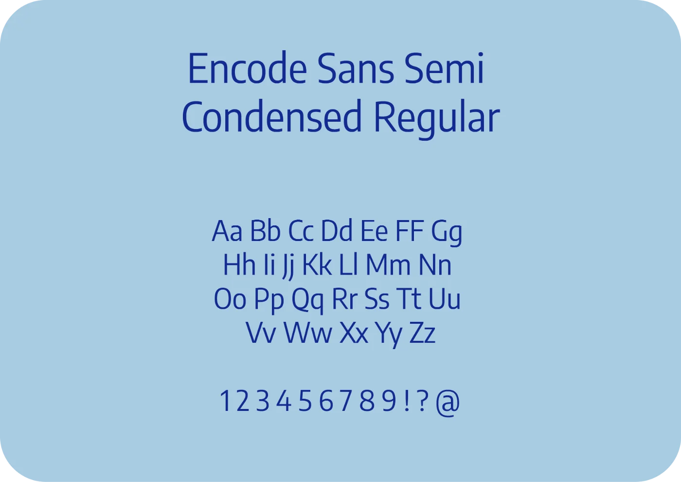 Crypto Moonrock — Encode Sans Semi Condensed Regular