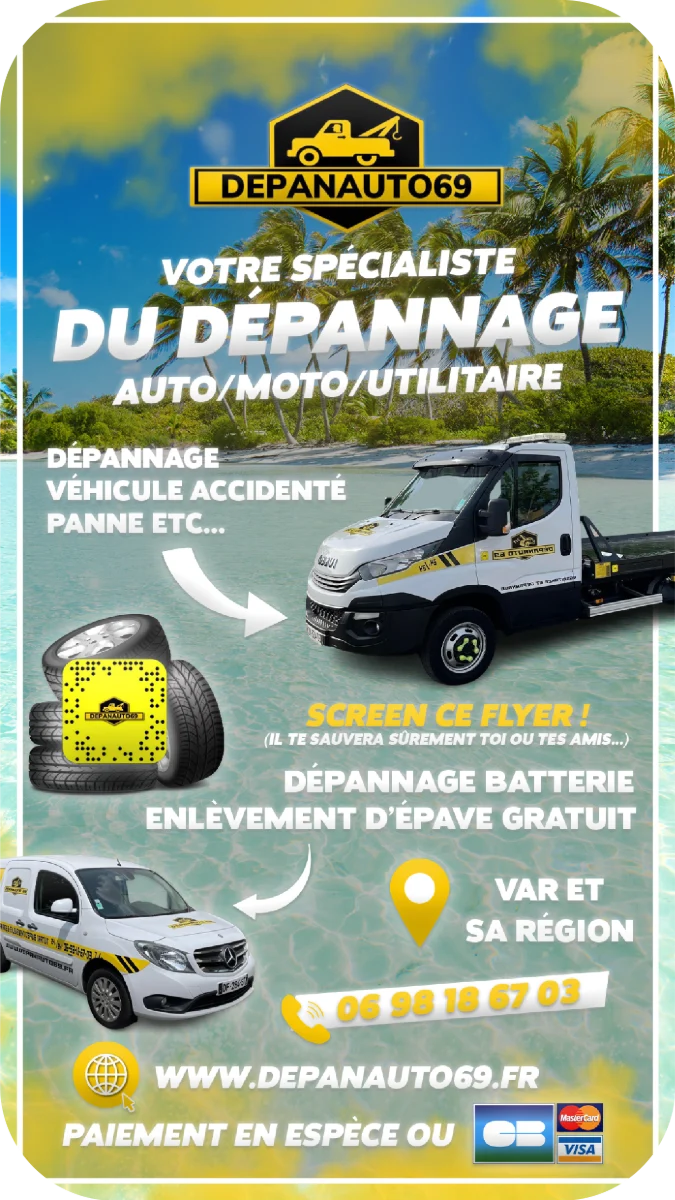 Depanauto69 — Flyer saisonnier — version fond photographique