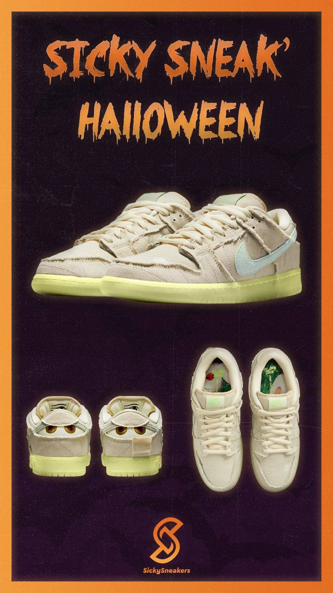 SickySneakers — Série Halloween — mise en avant produit
