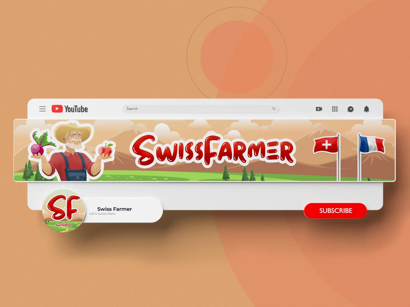 SwissFarmer — Identité YouTube